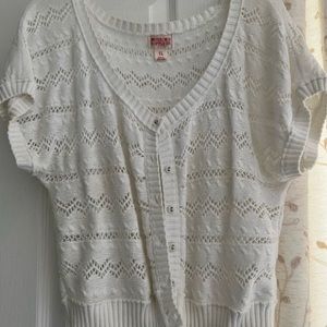 Mossimo cropped cardigan, Large